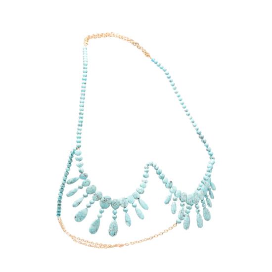 26SS 컬트 가이아 바디 주얼리 JWBL2667SO3631 GABRIE TURQU BLUE GOLD