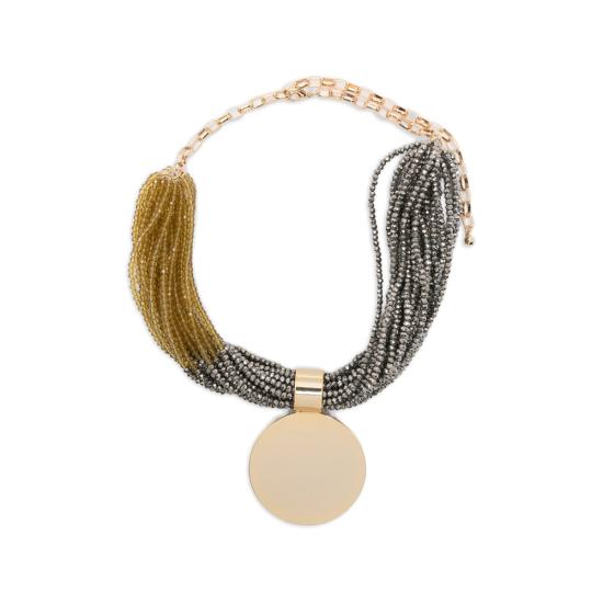 26SS 안토넬리 피렌체 목걸이/팬던트 Q0019 DAMIAN 962 GOLD GREY