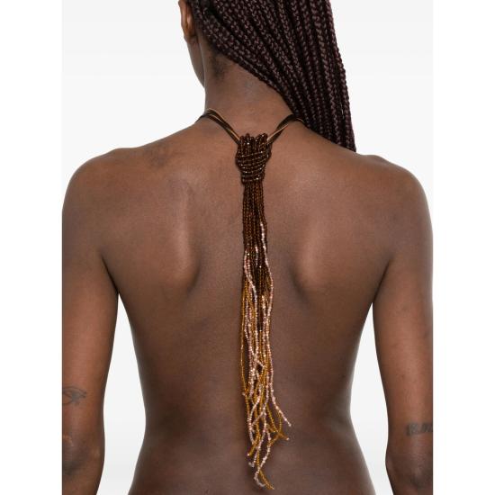 26SS 안토넬리 피렌체 목걸이/팬던트 Q0021 TESSA 226 BROWN YELLOW - ANTONELLI FIRENZE