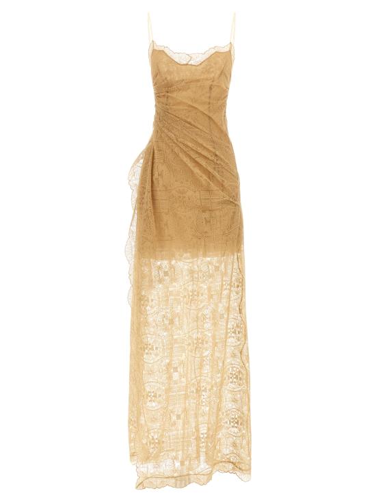 26SS 에르마노 설비노 롱 원피스 D482Q737FDUCX41213 Beige