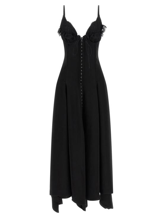 26SS 알렉산더 맥퀸 롱 원피스 863779QEAHZ1000 Black