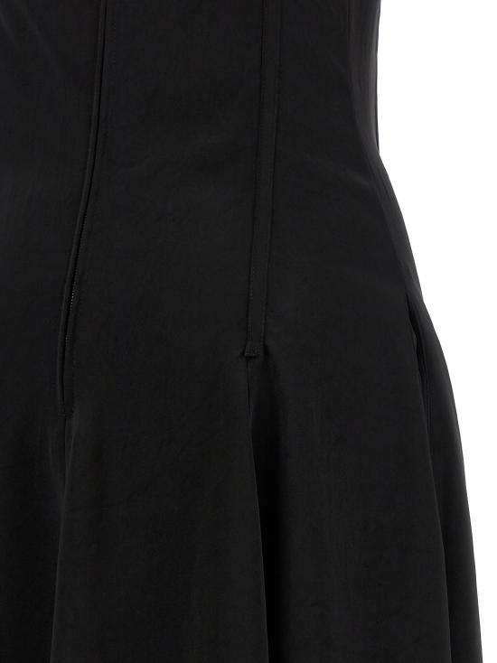 26SS 알렉산더 맥퀸 롱 원피스 863779QEAHZ1000 Black - ALEXANDER MCQUEEN