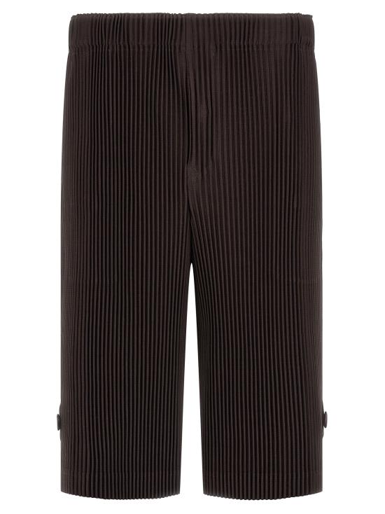 26SS 옴므 플리세 이세이 미야케 숏팬츠 HP66JF21218 Brown