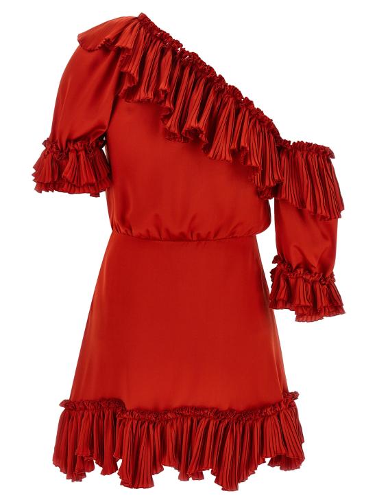 26SS 생로랑 숏 원피스 862002Y7G276850 Red - SAINT LAURENT