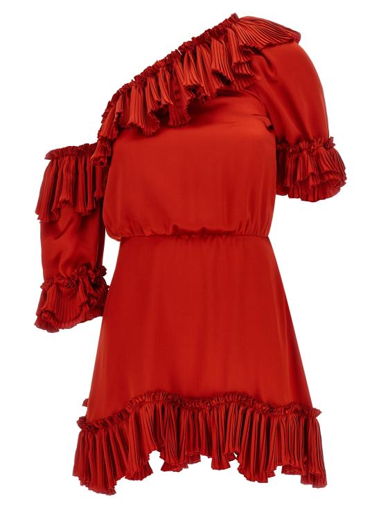 26SS 생로랑 숏 원피스 862002Y7G276850 Red