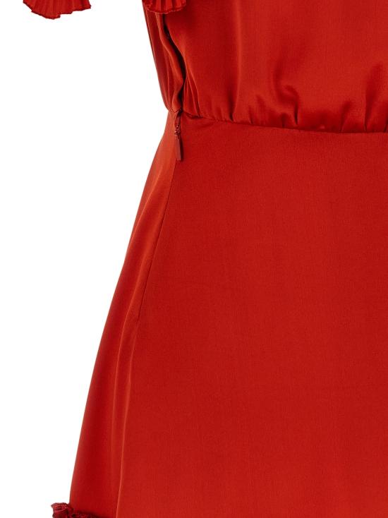 26SS 생로랑 숏 원피스 862002Y7G276850 Red - SAINT LAURENT