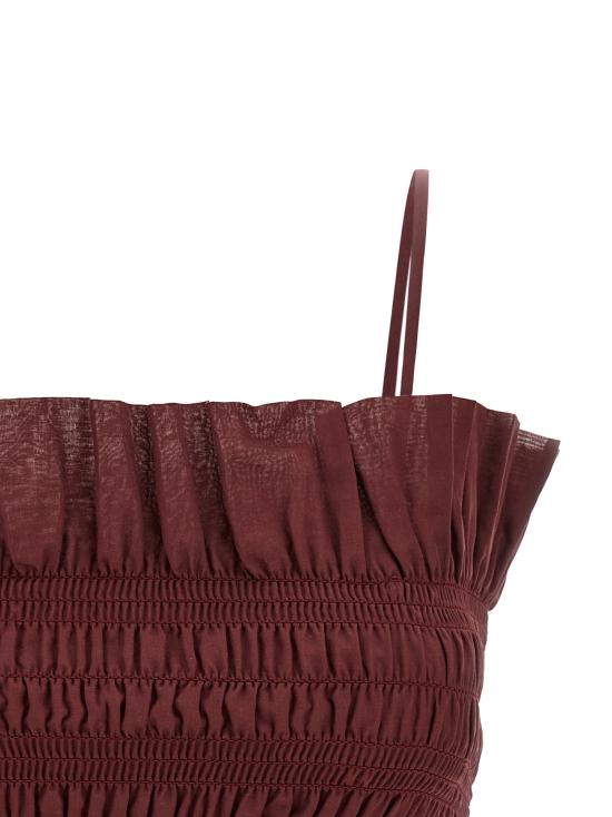 26SS 안다마네 민소매 티셔츠 TM190955ATNC108ROUGENOIR Bordeaux - ANDAMANE