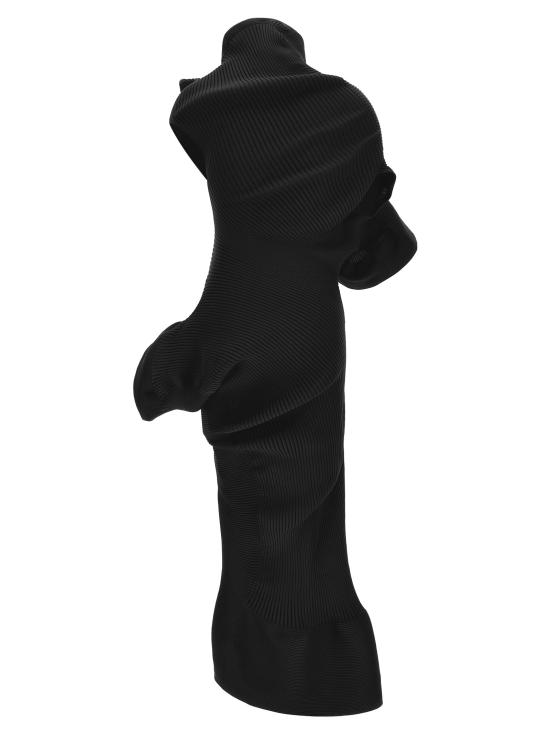 26SS 이세이 미야케 롱 원피스 IM66KH81215 Black - ISSEY MIYAKE