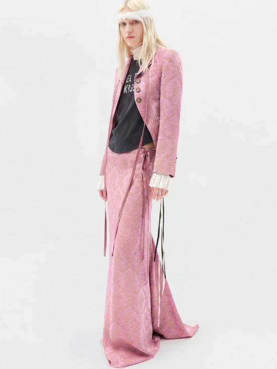 26SS 앤 드뮐미스터 반팔 티셔츠 B0013923 FA740 098 Faded black - ANN DEMEULEMEESTER