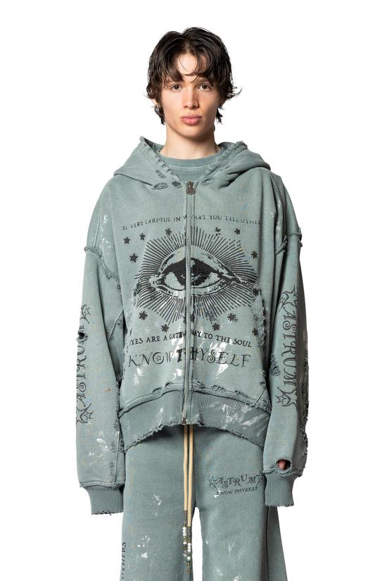 26SS ASTRUM 후드 티셔츠 AH SS26 HO03 SEA S