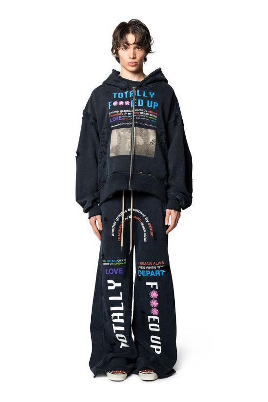 26SS ASTRUM 후드 티셔츠 AH SS26 HO04 BLK S - OTHER BRANDS