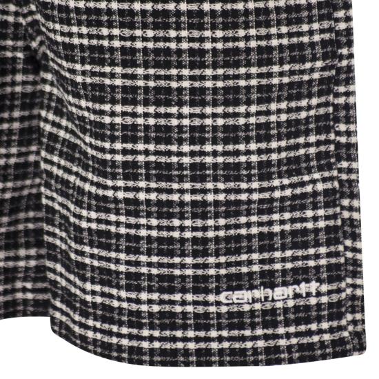 26SS 칼하트 숏팬츠 I036196 WHITE BLACK - CARHARTT