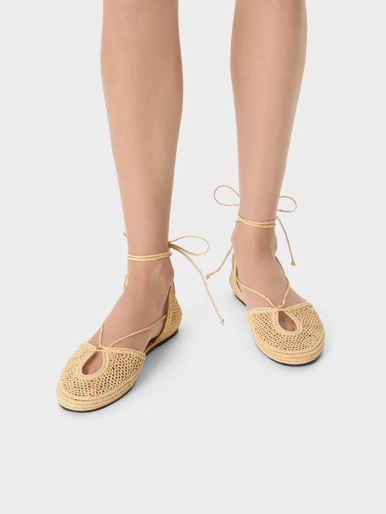 26SS 오디시 플랫 슈즈 OD46037A 168 NATURAL - ODISSI