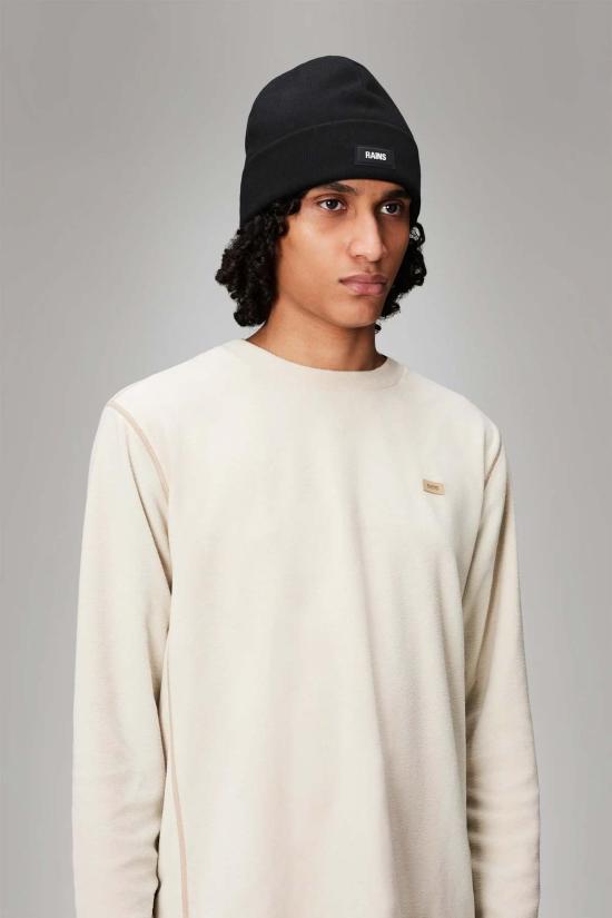  레인스 비니 레인즈 골지 플리스 비니 - RAINS