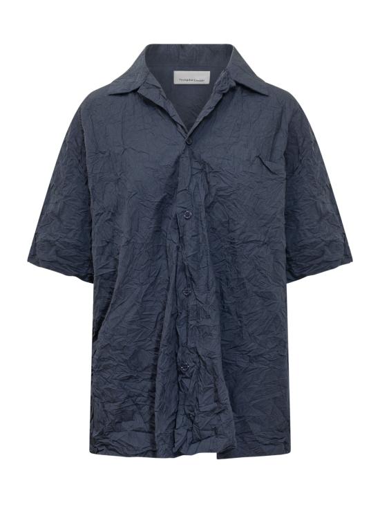 26SS 공디드 디자인 긴팔 셔츠 GDM03 NAVY