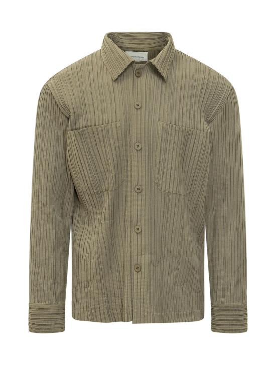 26SS 공디드 디자인 긴팔 셔츠 GDM15 OLIVE GREEN