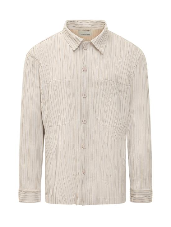 26SS 공디드 디자인 긴팔 셔츠 GDM15 BEIGE