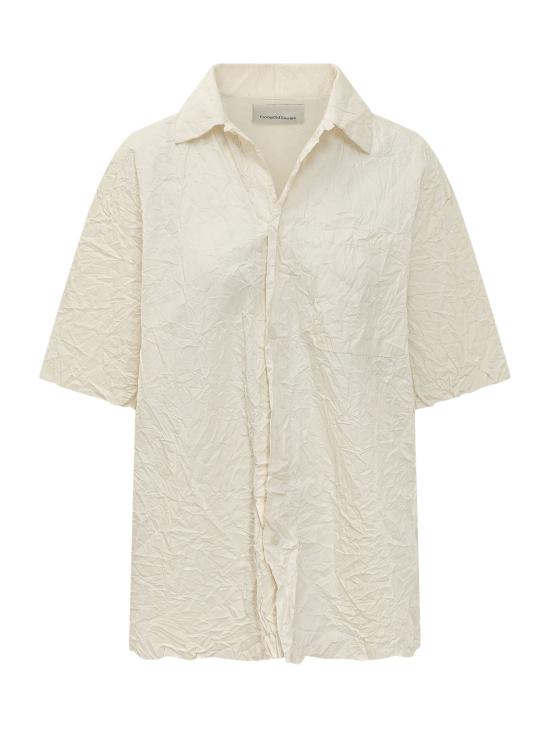 26SS 공디드 디자인 반팔 셔츠 GDM03 CREAM