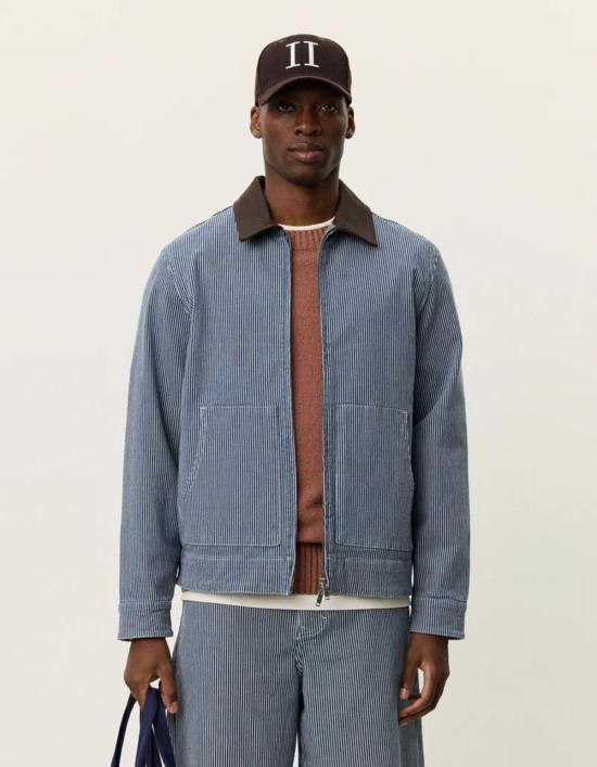  레듀 데님 자켓 Les Deux Robert 스트라이프 재킷
