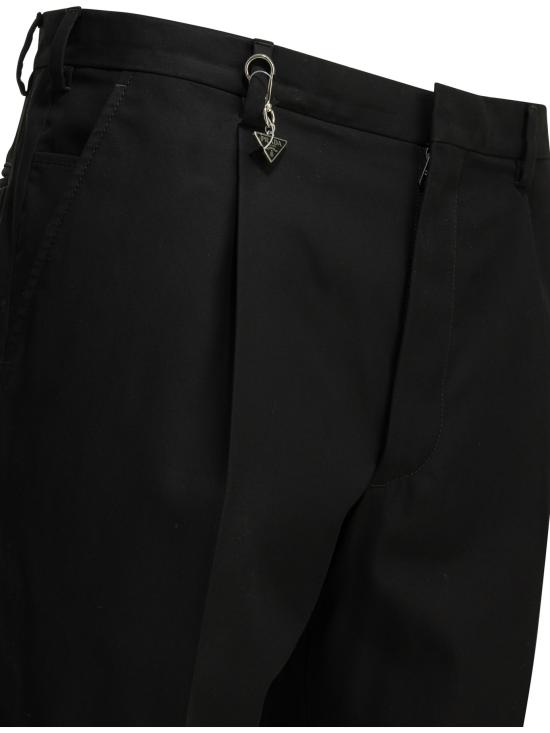 26SS 프라다 스트레이트 팬츠 UP041919AMF0002 S OOO Black - PRADA