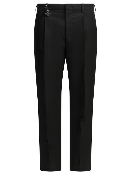26SS 프라다 스트레이트 팬츠 UP041919AMF0002 S OOO Black