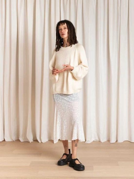  알리 골든 스웨터 릴렉스드 풀오버 - ALI GOLDEN