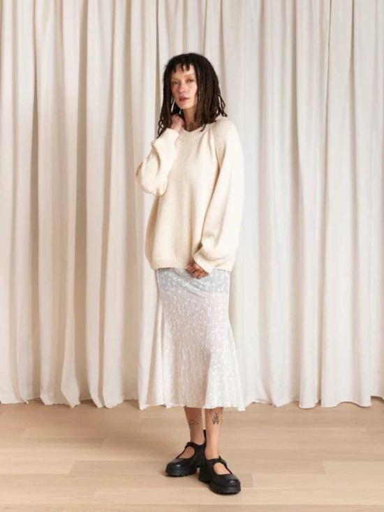  알리 골든 스웨터 릴렉스드 풀오버 - ALI GOLDEN