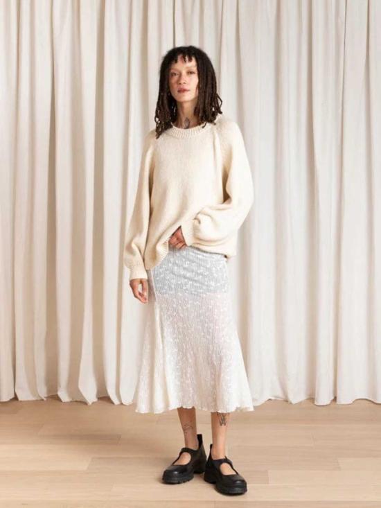  알리 골든 스웨터 릴렉스드 풀오버 - ALI GOLDEN