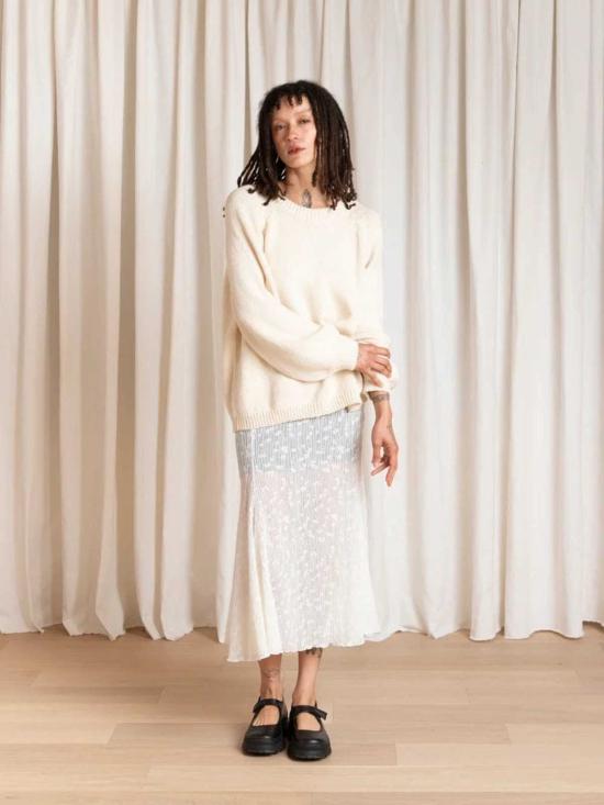  알리 골든 스웨터 릴렉스드 풀오버 - ALI GOLDEN