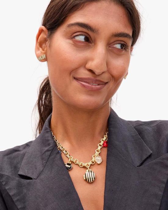  클레어 브이 목걸이/팬던트 클레어 V. 스트라이프 로켓 참 골드 - CLEARE V.