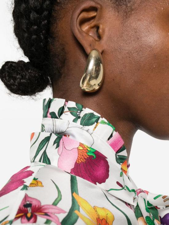  구찌 원피스 프린트 실크 드레스 멀티컬러 - GUCCI