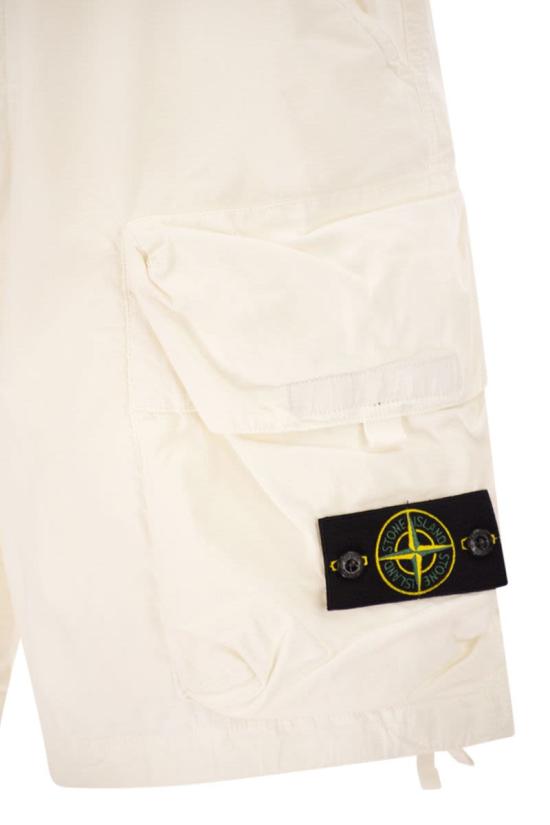 26SS 스톤 아일랜드 숏팬츠 L1S15 L100009 S0318 V0093 IVORY DOM - STONE ISLAND