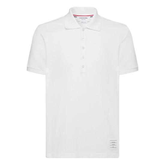 26SS 톰브라운 클래식 피케 4바 숏슬리브 폴로 티셔츠 MJP110P 00050 100 WHITE DOM