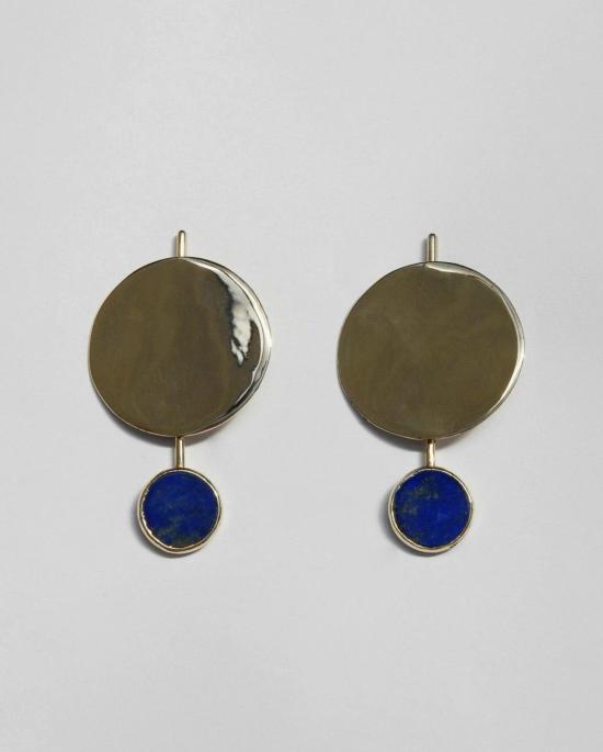  티로 티로 이어링 티로티로 필리아 귀걸이 라피스