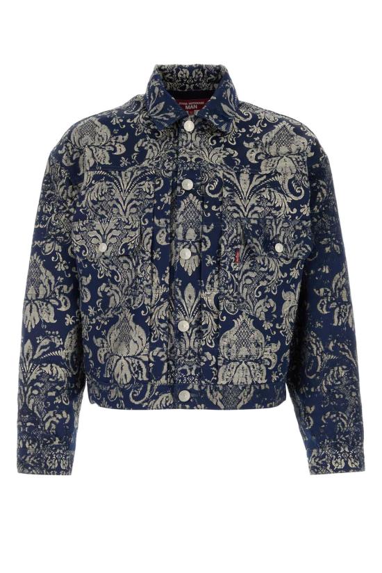 26SS 와타나베 준야 데님 자켓 WQJ202051 NAVYBEIGE Printed