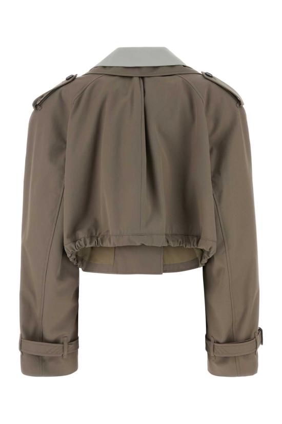 26SS 디 아티코 트렌치 코트 260WCB00111PLC003AA 700 Grey - THE ATTICO