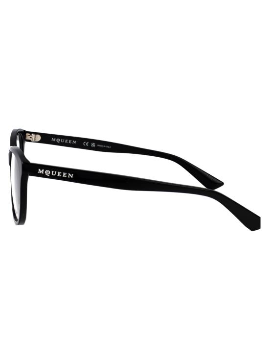 26SS 알렉산더 맥퀸 안경 AM0566O 001 black - ALEXANDER MCQUEEN