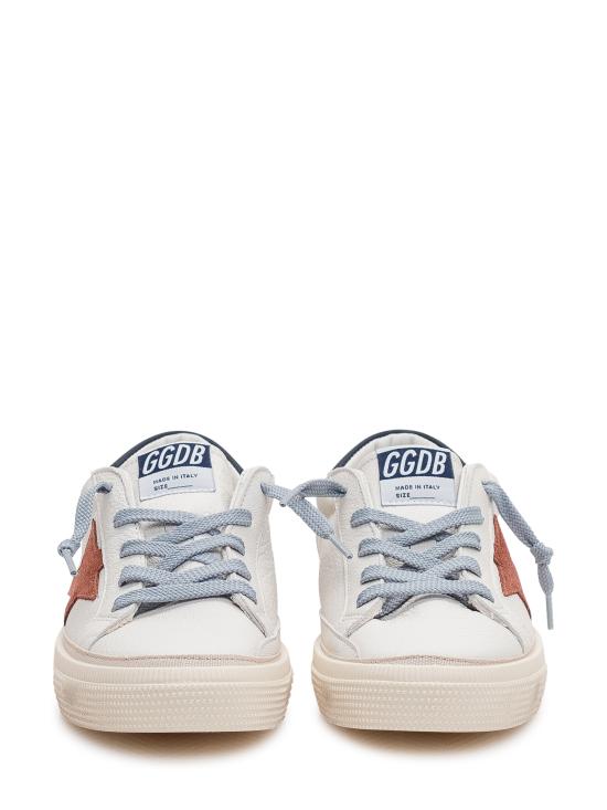 26SS [키즈] 골든구스 스니커즈 GYF01033F008061 10575 WHITE RED BLUE - GOLDEN GOOSE