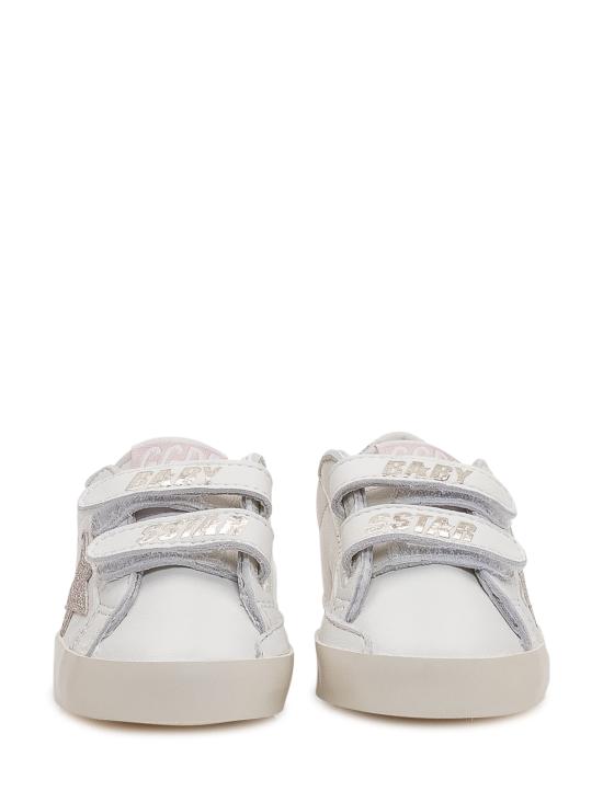 26SS [키즈] 골든구스 스니커즈 GIF00166F008016 10847 WHITE PLATINUM - GOLDEN GOOSE