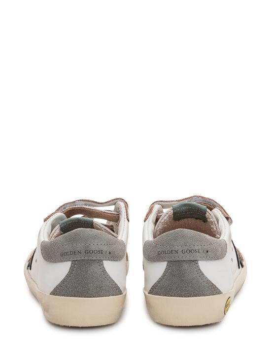 26SS [키즈] 골든구스 스니커즈 GJF00924F008035 83245 WHITE BROWN BLACK GREEN - GOLDEN GOOSE