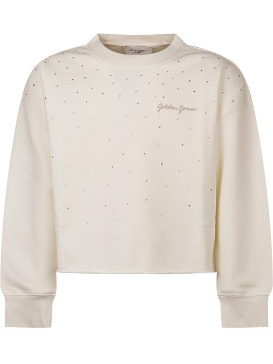 26SS [키즈] 골든구스 티셔츠 GKP02629P002435 11560 HERITAGE WHITE