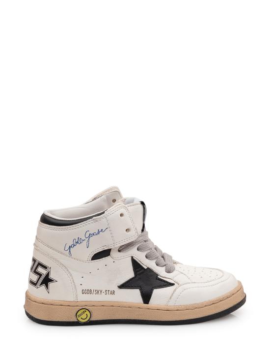 26SS [키즈] 골든구스 스니커즈 GYF00230F003325 10283 WHITE BLACK