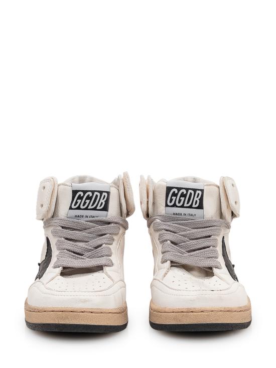 26SS [키즈] 골든구스 스니커즈 GYF00230F003325 10283 WHITE BLACK - GOLDEN GOOSE