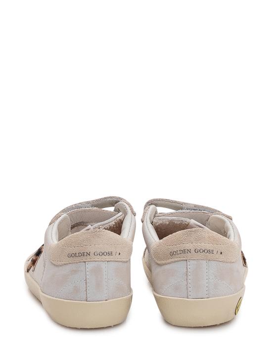 26SS [키즈] 골든구스 스니커즈 GJF01030F008037 82823 WHITE BEIGE BROWN BLACK LEO - GOLDEN GOOSE