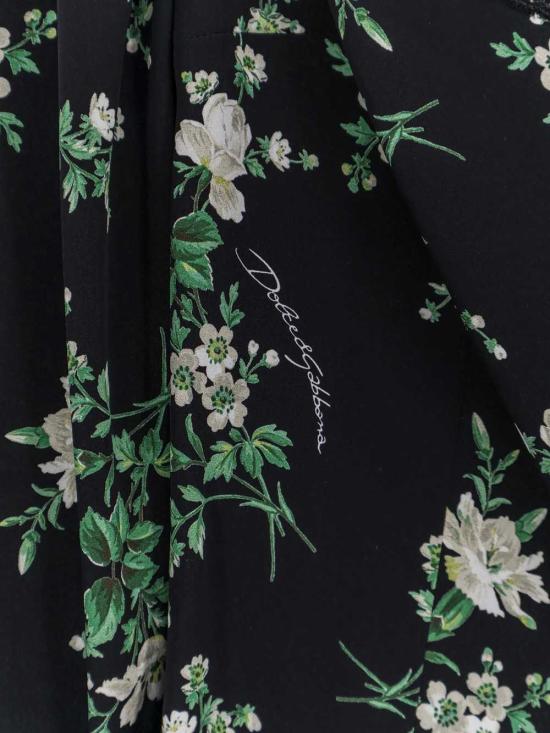 26SS 돌체앤가바나 긴팔 티셔츠 F7BQ1TFSA9G HX6BZ ROSA GAROF BCO FNERO - DOLCE & GABBANA