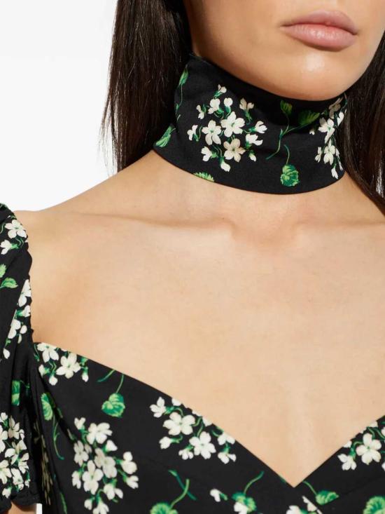 26SS 돌체앤가바나 원피스 F659HTFSA85 HX6BX GERANI BIANCHI FNERO - DOLCE & GABBANA