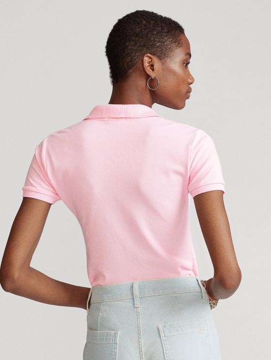 26SS 랄프 로렌 폴로 티셔츠 폴로 마니카 코르타 슬림핏 로사 카라멜로 - RALPH LAUREN