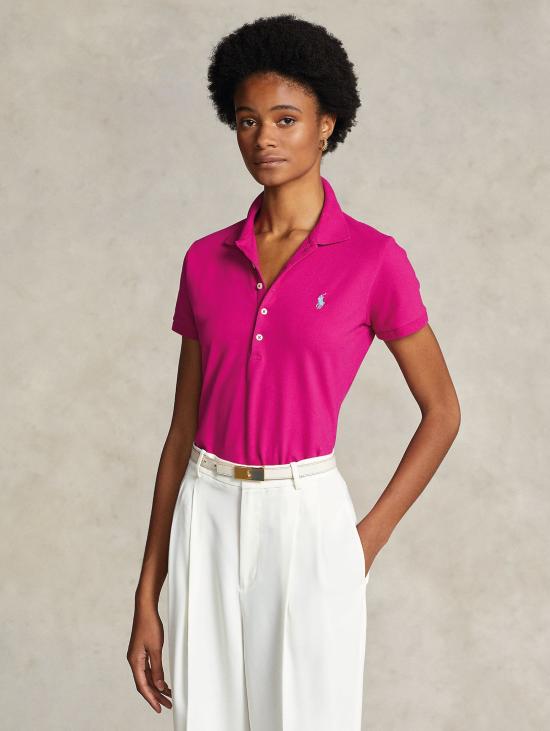 26SS 랄프 로렌 폴로 티셔츠 폴로 마니카 코르타 슬림핏 로사