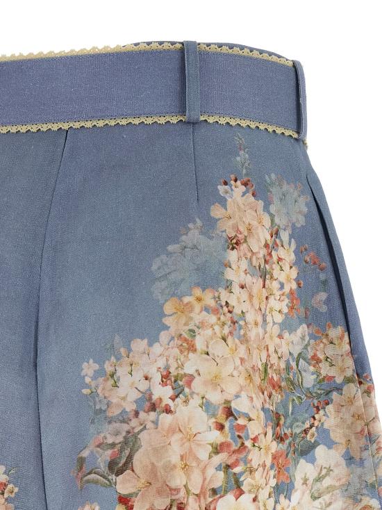 25FW 짐머만 숏팬츠 3558ASS255TLBLBTFLO - ZIMMERMANN