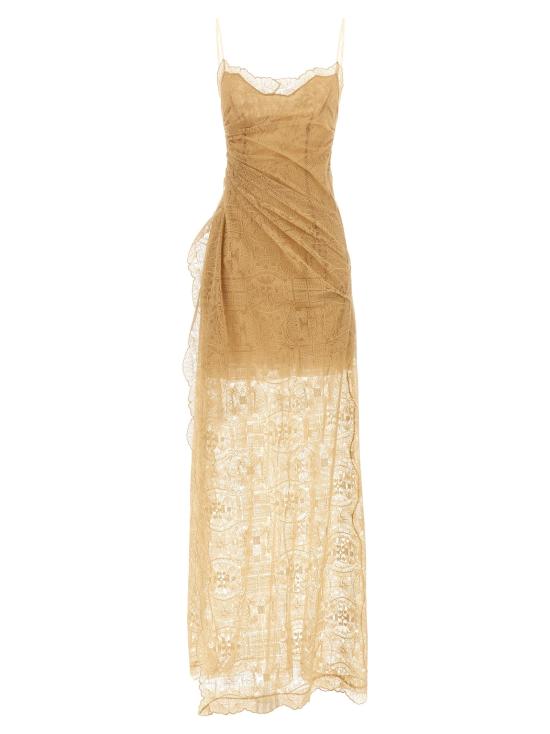 26SS 에르마노 설비노 롱 원피스 D482Q737FDUCX41213